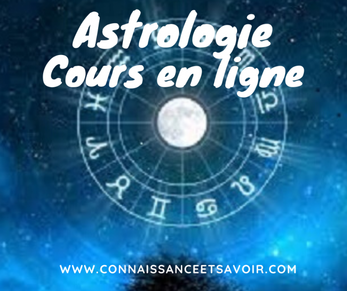Astrologie cours en ligne