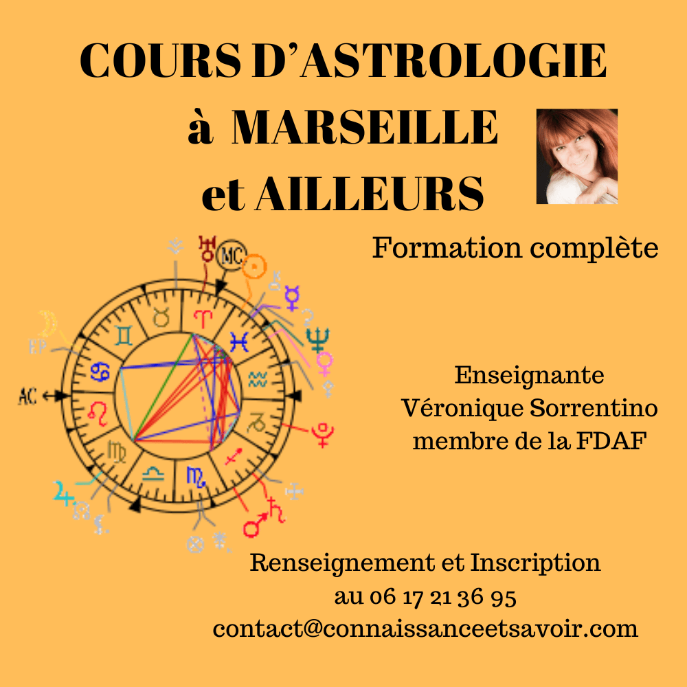 Les inscriptions au cours d'astrologie à Marseille et Ailleurs sont maintenant ouvertes pour les prochaines sessions de cours qui débuteront en septembre 2024.