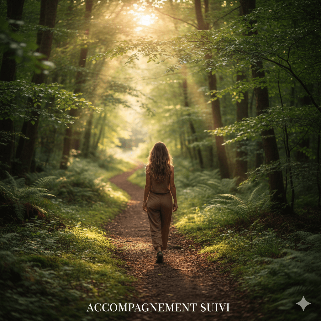 Pour un travail en profondeur. Au-delà d'une lecture de thème, je vous propose un suivi régulier où l'astrologie et la psychologie se rejoignent. Cet accompagnement dans la durée permet d'intégrer les prises de conscience, de transformer les blocages identifiés et de construire pas à pas votre nouvel équilibre de vie.