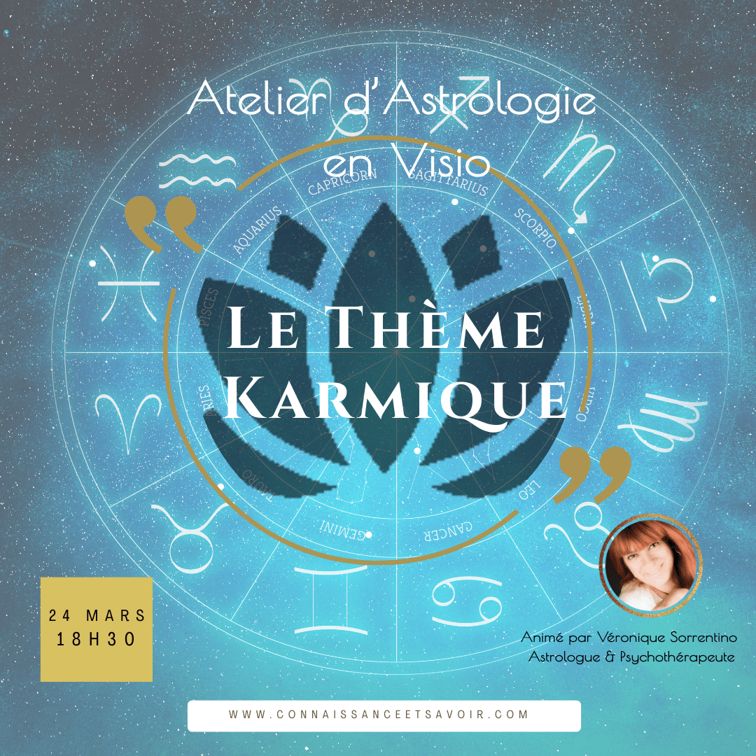 Le thème Karmique permet de comprendre l'origine de nos blocages répétitifs et de révéler nos talents innés. C’est une clé précieuse pour identifier notre mission de vie et transformer nos héritages du passé en forces d’évolution.